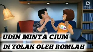 Cerita Lucu Udin Minta Cium Sama Romlah || PLOTAGON  STORY