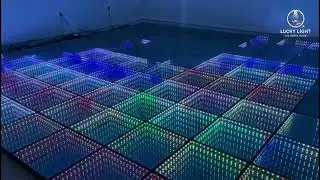 LED dance floor  built in sound controlled lighting system