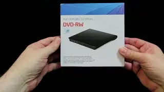 Ziweo Pop-Up Mobile External DVD-RW Unboxing LPOS