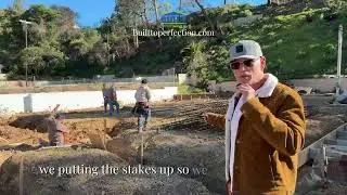 Pacific Palisades Caisson Foundation | Rebar Cages Installed in Drilled Piers
