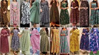 Summer Special Printed Anarkali Suit Design Ideas For Girls 2023