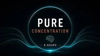 Ambient Brown Noise | Concentration Boost for Study & Coding | 8 Hours Black Screen