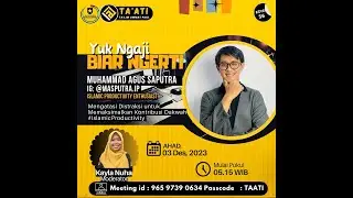 Mengatasi Distraksi untuk Memaksimalkan Kontribusi Dakwah #IslamicProductivity