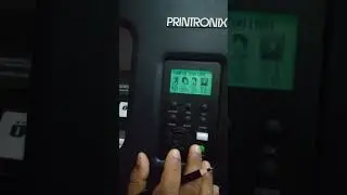 Printronix P8000 series printer print page count for each Ribbon