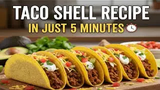Bazar Jaise Crunchy Taco Shells Ghar Par Banayein | Quick & Easy Recipe.