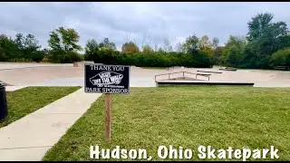Hudson, Ohio Skatepark QUICK TOUR