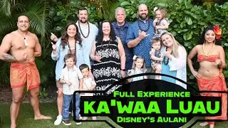  Full Experience at Ka&rsquo;waa Luau | Disney&rsquo;s Aulani Resort Oahu, Hawaii | Buffet & Fire Show with Kids