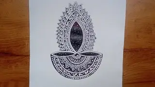 🪔 Beautiful Deepa Drawing for Diwali | Easy Diya Art | Festival of Lights Drawing Tutorial ✨