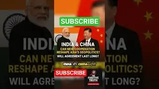🇮🇳🤝🇨🇳 India-China New Cooperation | Geopolitics Changing? | Modi Xi Big Agreement Explained