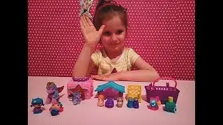 Распаковка Filly Shopkins Grossery gang Lalaloopsy Squinkies drops