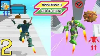 BEST OFFLINE IRONMAN GAME 2021 ANDROID - FULL METAL 3D ALL LEVEL GAME - GAMEPLAY WALKTROUGH #2