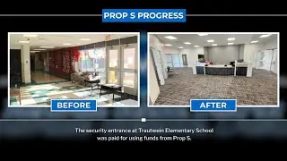 Prop S project complete: Trautwein Elementary School security entrance