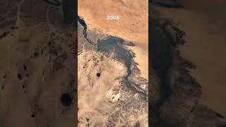 The Merowe Dam, Nile River in Sudan, Africa 1984 2020