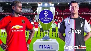 PES 2020 - Manchester United vs Juventus - Final UEFA Champions League - UCL - Gameplay PC