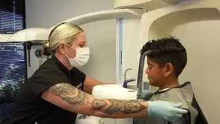 Taking a Panoramic X-ray