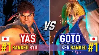 SF6 🔥 YAS (#1 Ranked Ryu) vs GOTO (#1 Ranked Ken) & DAIGO (Akuma) 🔥 SF6 High Level Gameplay