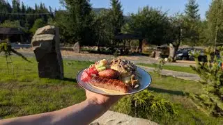 Cooking Traditional Carpathian Meal in the Mountains | Ukrainian Comfort Food