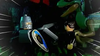 Lego stop motion Dinosaur Knights &ldquo;Night chase&rdquo; #dinosaur #legostopmotion