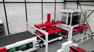 TCI Cutting | Dynamicline Fiber&reg; 2040 Automation Systems Load & Unload Storage