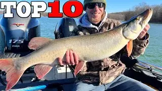 Top 10 Muskie Fishing Lakes in North America