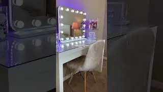 Organize minha penteadeira comigo 🤍💋 #aestheticroom #minivlog #vanity #penteadeira