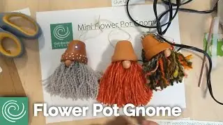 Rakow To-Go Craft Kit - Mini Flower Pot Gnome