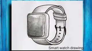 smart watch drawing