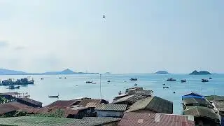 Мелодия рыбацкой бухты под музыку. Таймлапс дыхание моря.