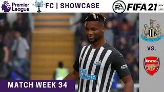 FIFA '21 | Premier League  Matchday Prediction Showcase | Newcastle United vs. Arsenal