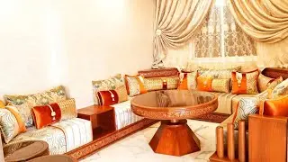 صالون مغربي فخم ✨تناغم الألوان و التفاصيل كيعطي راحة وأناقة، ذوق رفيع ما شاء الله 👌