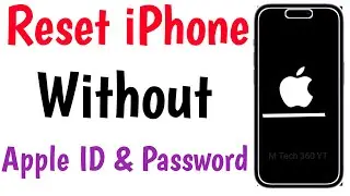Reset iPhone Without Apple ID & Password In 2 Minutes New Method 100% Works | Factory Reset iPhone