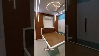 Bedroom & Dressing Table Interior Design Ideas | Modern Luxury Bedroom | Deepite Interior yt #shorts