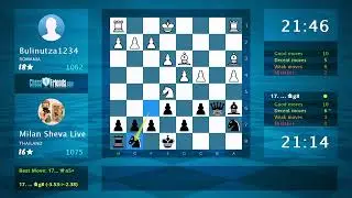 Chess Game Analysis: Bulinutza1234 - Milan Sheva Live, 0-1 (By ChessFriends.com)