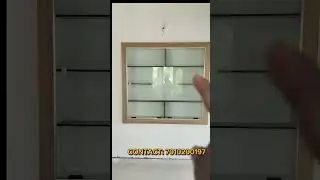 🤯Glass showcase Design for Hall 😱 in low budget in Tamil CONTACT 7010200197#home #interiordesign