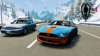 Realistic High Speed Car Crashes #4 | BeamNG Drive | Damage Indicator