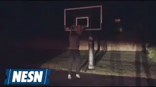 Coach Calipari Joins The Dunk Challenge