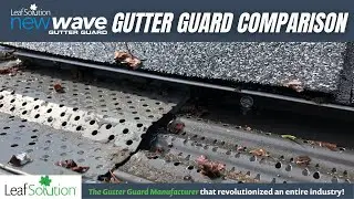 New Wave Gutter Guard Comparison | Perforated Aluminum Gutter Guard