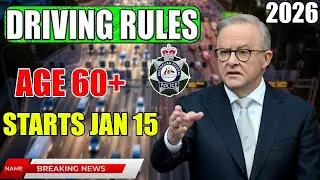 New Driving Rules for Seniors Over 60 (Effective January 15, 2026) | What Drivers Must Know