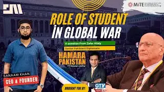 Role of  Student of Pakistan in war of Palestine? Question from Zafar Hillay - Pakistani Diplomate!