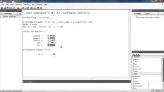 Sample size calculation for comparing a sample proportion to a reference value using Stata&reg;