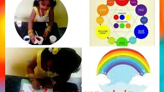 Rainbow mahima 🌈 #VIBGYOR #Experiment #ColourMixing🖌️🖍️ #Fun #PrimarySecondaryColours #sun #Rain