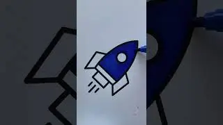 #coloring #rocket #art #draw  🚀