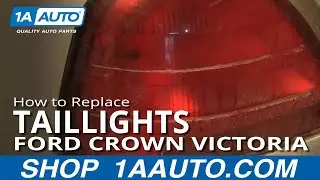 How to Replace Tail Light 99-09 Ford Crown Victoria