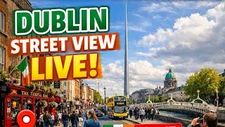 Dublin Street Walk LIVE 🔴 | Explore Ireland&rsquo;s Capital#dublin#virallive#ireland