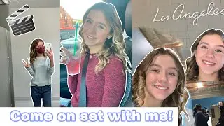 Come to set with me vlog! 🎬Hannah Lowery