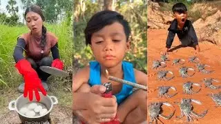 Survival Skills: SMART idea and USEFUL with glaps in forest