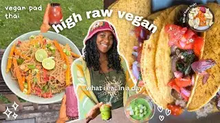 What I Eat in Day🍄 HIGH RAW VEGAN | creative & yummy recipes!