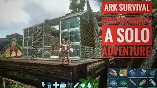 Ark Survival Evolved! A Solo Adventure! Ep. 19! Cantilever Platform Building !