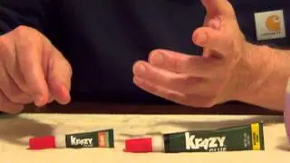 Как удалить клей Krazy с кожи