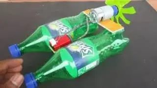 How to make a Bottle Boat Using High Speed DC motor 2021